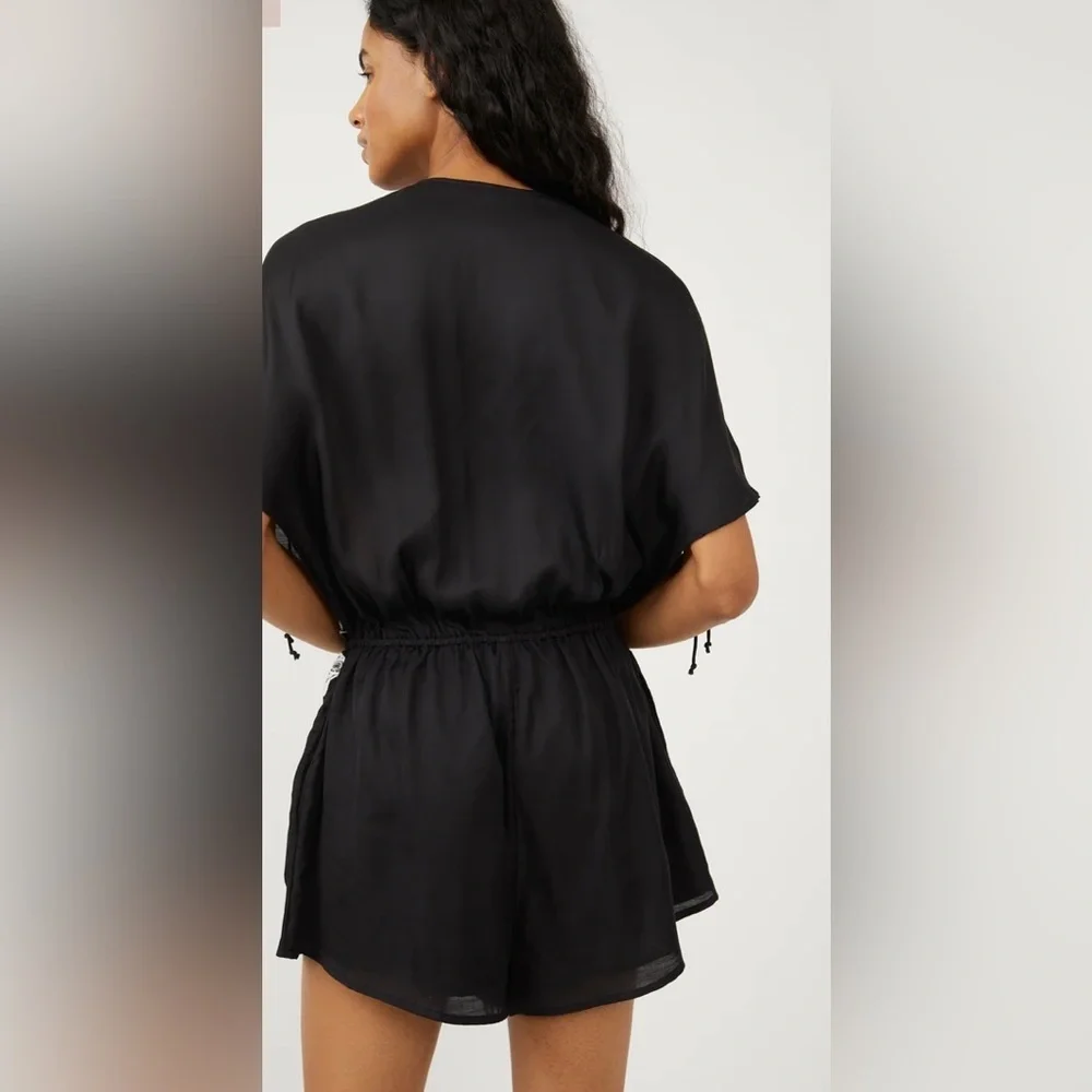 Weila Romper Black - Free People Worn Once!!